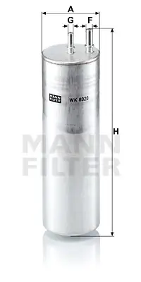 MANN FILTER WK 8020 Yakıt Fıltresı 