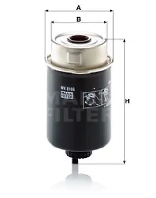 MANN FILTER WK 8166 Fıltre 