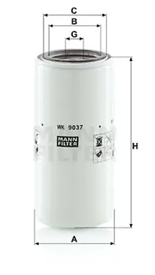 MANN FILTER WK 9037 x Fıltre 