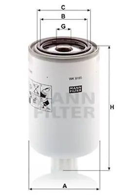 MANN FILTER WK 9165 x Fıltre 991203410