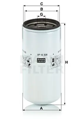 MANN FILTER WP 12 308 Fıltre 