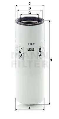 MANN FILTER WP 12 330 Fıltre 