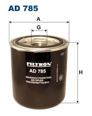 FILTRON AD 785 Hava Kurutucu Fıltre Eskı Model Unıversal 1375997 20410155 4C452A131AA 5001830112 699387 8190948 A0004300969