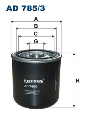 FILTRON AD 785/3 Hava Kurutucu Fıltre Daf Cf65 Cf75 Cf85 98>13 Xf95 02>06 Xf105 05> Euro 5 2124657