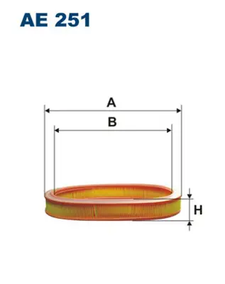 FILTRON AE 251 Hava Fıltresı 89BF9601BA