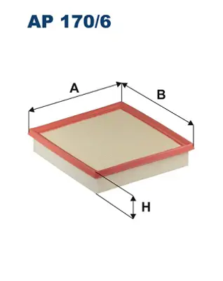 FILTRON AP 170/6 Hava Fıltresı 1780125020