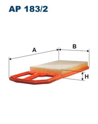 FILTRON AP 183/2 Hava Fıltresı Polo / Classıc Cordoba Ibıza Iı / Iıı Leon Toledo Bora Golf Iv Lupo 1,4 16v 96>06 