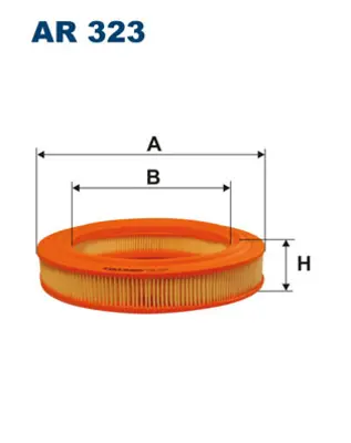 FILTRON AR 323 Hava Filtresi Kia Pride-Mazda 121 B30113Z409A