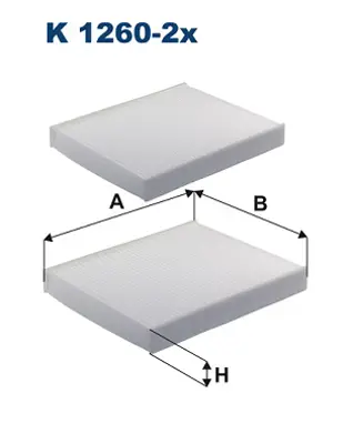 FILTRON K 1260-2x Polen Fıltresı 64119272642