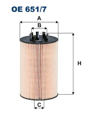 FILTRON OE 651/7 Yağ Filtre Mercedes Atego Iıı Ox1140d A9341840225