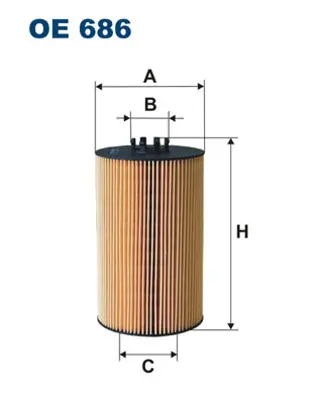 FILTRON OE 686 Yag Fıltresı 21040164 7420998809