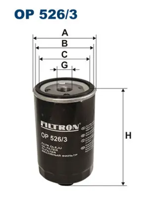 FILTRON OP 526/3 Yag Fıltresı Vag 