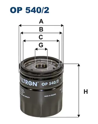 FILTRON OP 540/2 Yag Fıltresı (Metal) Boxer Iıı Jumper Iıı 22dt Puma C81 110bg C96 130bg C110 150bg Euro5 Transıt V34 9808867880 BK2Q6714BA LR104384