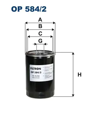 FILTRON OP 584/2 Yağ Filtresi 7423246464