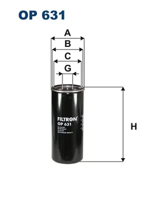 FILTRON OP 631 Yag Filtresi 4775565 7423114217