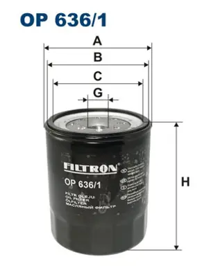 FILTRON OP 636/1 Yag Fıltresı ME014833 VOF110