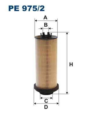 FILTRON PE 975/2 Yakıt Fıltresı 1699168G