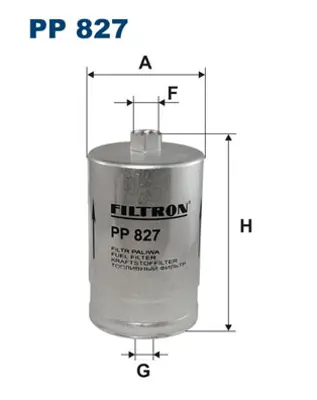 FILTRON PP 827 Yakıt Fıltresı 3473308 7574020 9151781580 9328519 CAC9630