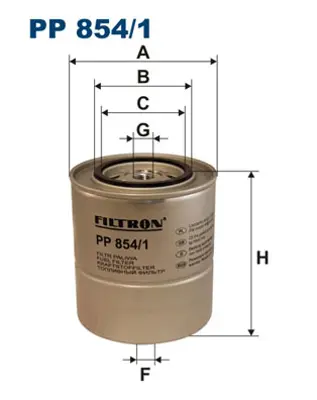 FILTRON PP 854/1 Yakıt Fıltresı Bmw E30 E34 M21 13322243018