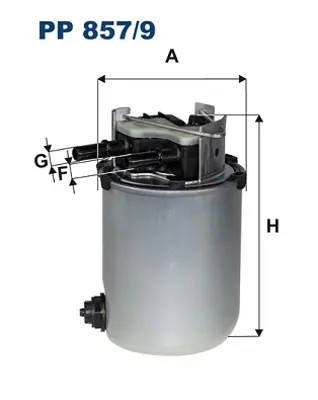 FILTRON PP 857/9 Hava Fıltesı 164006184R 164A04EA1B