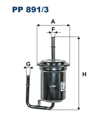 FILTRON PP 891/3 Yakıt Fıltresı BP4W20490B