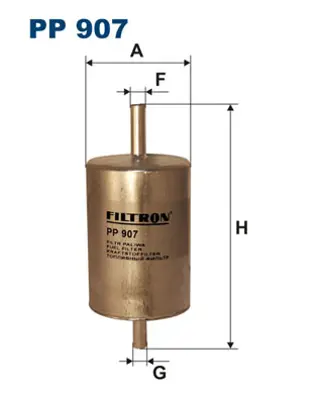 FILTRON PP 907 Yakıt (Benzın) Fıltresı Megane I 1,4ı 75hp 01 / 96> 319113A000 7700825495