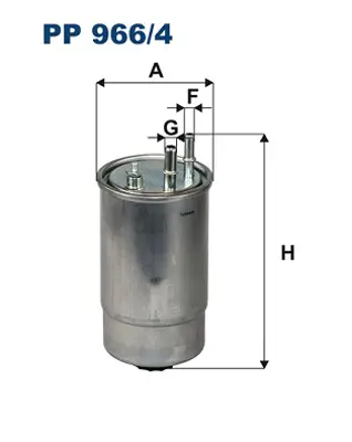 FILTRON PP 966/4 Yakıt Fıltresı 1614157280 77367412