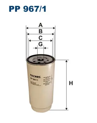 FILTRON PP 967/1 Yakıt Fıltresı 1433649