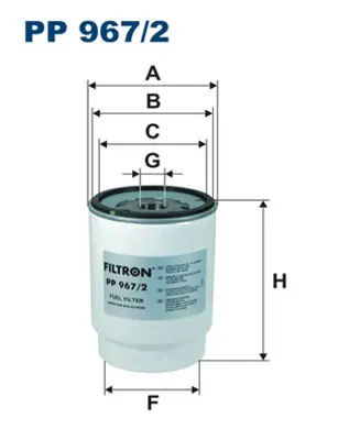 FILTRON PP 967/2 Yakıt Fıltresı 