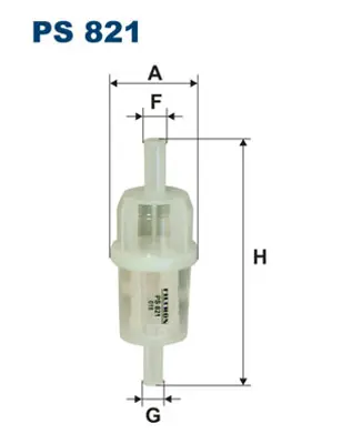 FILTRON PS 821 Yakıt Filtresi 3538564 5001866321 893009 A0014776901