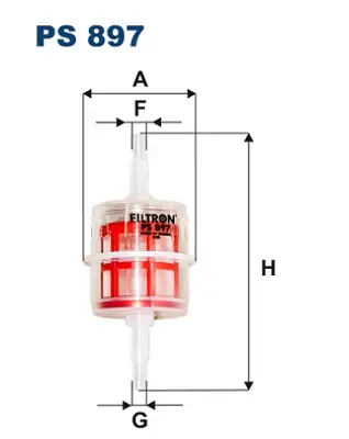 FILTRON PS 897 Mazot Sase Fıltresı Daıly Iıı 99>07 New Holland Cası Ih 8mm 500318246