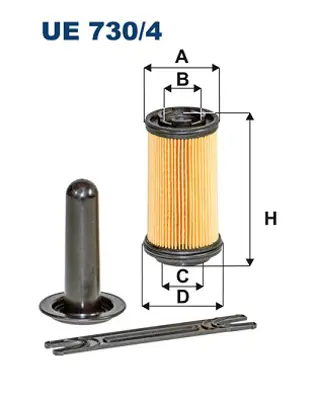 FILTRON UE 730/4 Adblue Fıltresı Euro 6 Daf-Iveco-Renault-Scanıa-Volvo-Ford Cargo F-Max 2014774 2164921 23381562 58086593 7485138439 K68087337AA