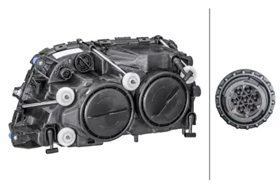 HELLA 1EH 009 513-341 Far Ön Sag Y.M Motorlu Halojen   Mercedes Actros (Mp2-Mp3) A9438206661