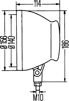 HELLA 1G3 003 710-021 Calisma Lambasi H3 12v/24v Universal Cv 867444