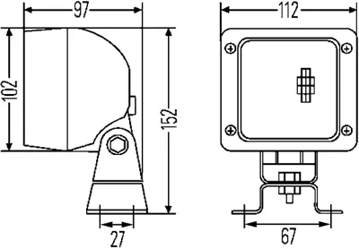 HELLA 1GA 007 506-011 Calisma Lambasi H3 12v/24v Universal Cv 2804482-20223884---------- 1335901 20223884 2804482 500258460 KDWHLO9132