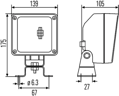 HELLA 1GA 998 532-011 Calisma Lambasi H3 12v/24v Universal Cv 500258415 867590