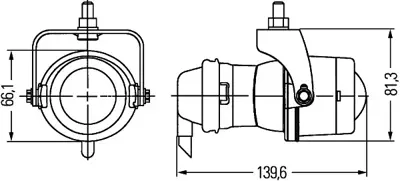 HELLA 1NL 008 090-037 Fog Light Micro De H3 1483010