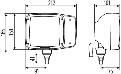 HELLA 1SA 996 120-031 Çalışma Lambası Universal Cv 810572-996120031-1sa996120037-2063329-------- 110048