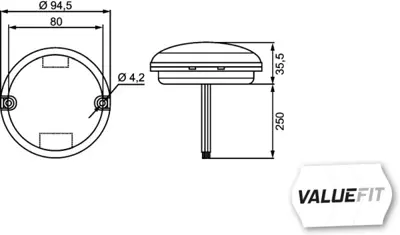 HELLA 2BA 357 028-021 İndikatör 