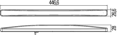 HELLA 2DA 012 596-017 Arka Stopl Lamba Led 