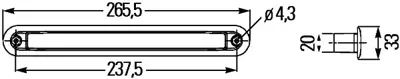 HELLA 2JA 959 073-201 Arac Icı Lambası 24v Led - Putzmeıster / Renault / Scanıa / Zıegler 1857116 7422023732