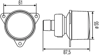 HELLA 2PF 008 221-011 Dış Çizgi Lambasi Universal Sol/Sag/On Man 10220578-11080468-1503120000-1872012611-36252606000-36252 906514