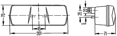 HELLA 2SD 001 680-281 Komple Arka Lamba Mercedes Sag Mb Cv 0025441403-60595-867485-14089023-2660079-3511850602-4961371-560 1934224 4808439034 4961371 971002 A0025441403 V26600790