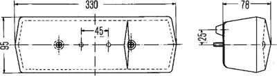 HELLA 2SD 001 688-141 Komple Arka Lamba Universal Sag Universal Cv 1509317-1509319-1516579-1509319-3416727kz502680-509319- 1509317 1509319 1516579 3416727KZ502680 509319 702462 KDWHLO9522