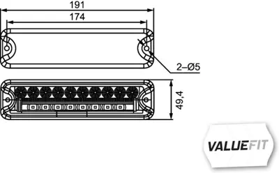 HELLA 2VP 357 021-041 Komple Arka Aydınlatma Universal Sağ Universal Cv 4802-E96881-Dsl4020-357021041-------- 