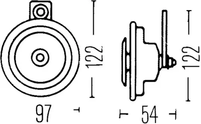 HELLA 3AL 002 952-811 Korna 11802744 1825723 411951213 589680 61331367312 867508 9255071 A0035423120