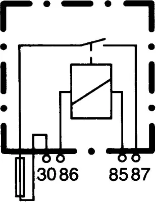 HELLA 4RA 003 530-001 Role 12v 15a 4 Girisli Universal Cv Az55251-X830250024000-Z1519800--------- Z1519800