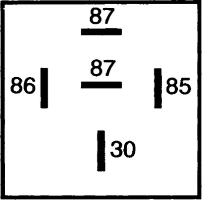 HELLA 4RA 933 791-091 Röle 12 V 