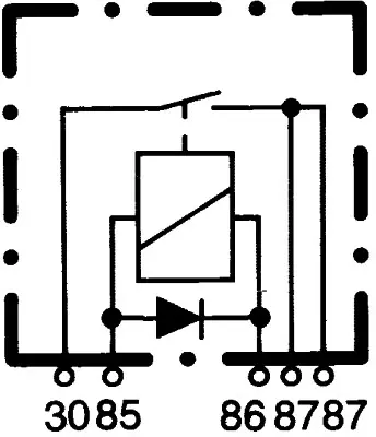 HELLA 4RA 933 791-091 Röle 12 V 