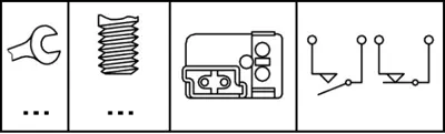 HELLA 6DD 008 622-771 Fren Lambasi Anahtari Mercedes W201 Mercedes Benz 0015450109-1545010928-5101495aa-A0005457709-A00054 